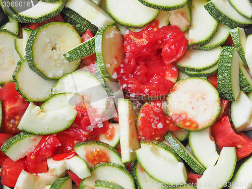 Image of Zucchini with tomato