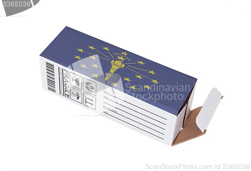 Image of Concept of export - Product of Indiana