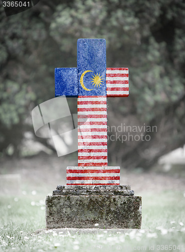 Image of Gravestone in the cemetery - Malaysia