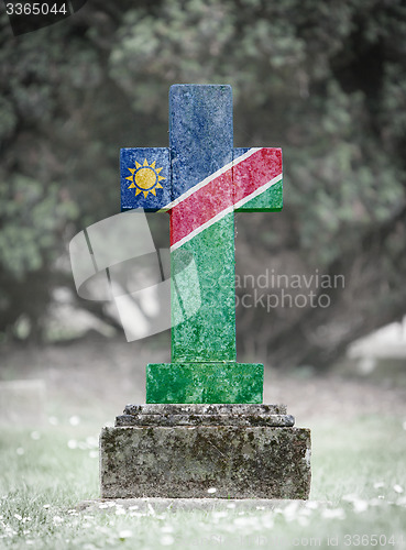 Image of Gravestone in the cemetery - Namibia