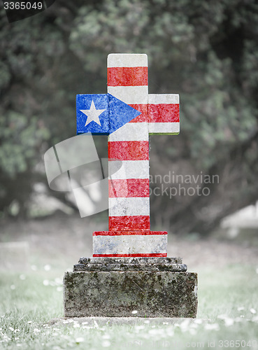 Image of Gravestone in the cemetery - Puerto Rico