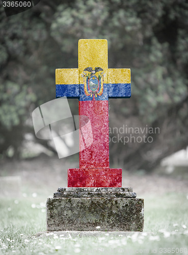 Image of Gravestone in the cemetery - Ecuador