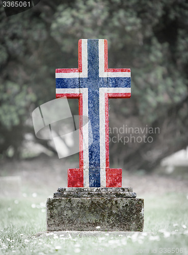Image of Gravestone in the cemetery - Norway