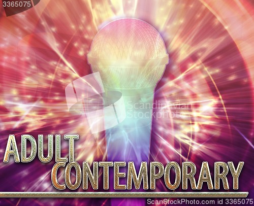 Image of Adult contemporary abstract concept digital illustration