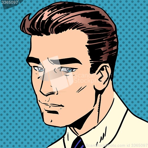 Image of Sad man not smiling