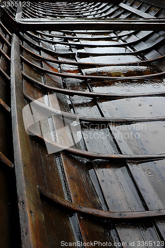 Image of traditional Finnish church boat