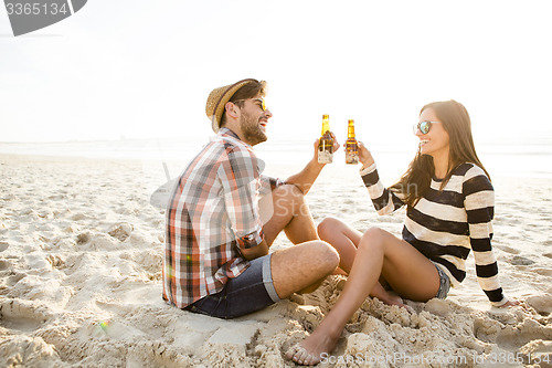 Image of Couple having great time together