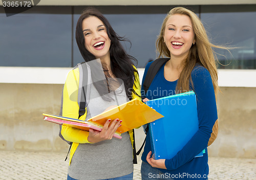 Image of Happy students