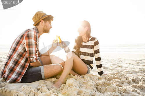 Image of Couple having great time together