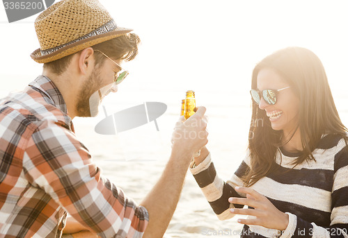 Image of Couple having great time together