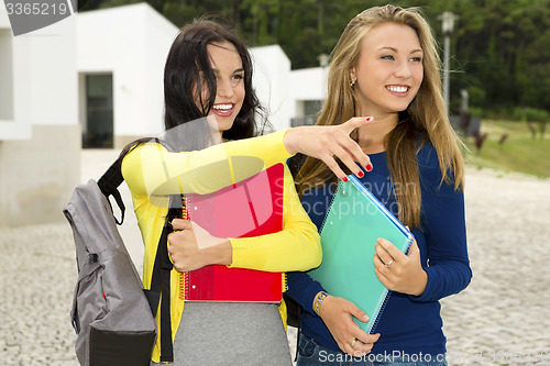 Image of Happy students