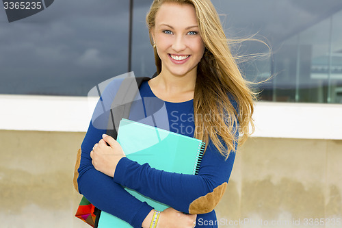 Image of Beautiful and Happy Student