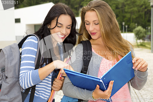 Image of Happy students