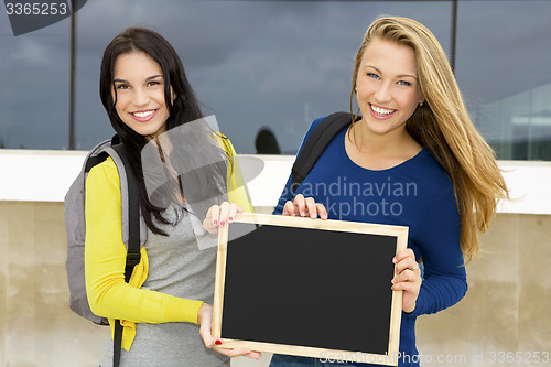 Image of Happy students