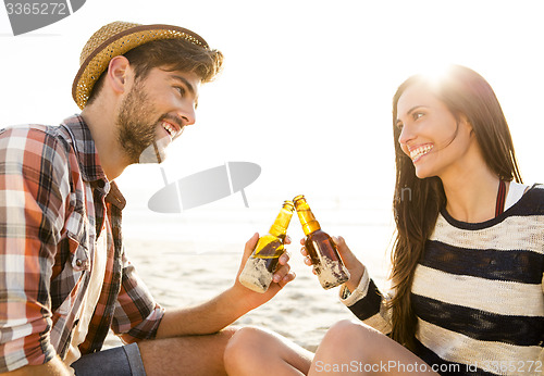 Image of Couple having great time together