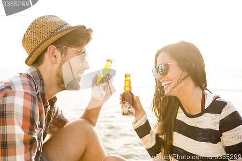 Image of Couple having great time together