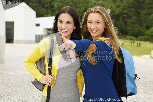 Image of Happy students