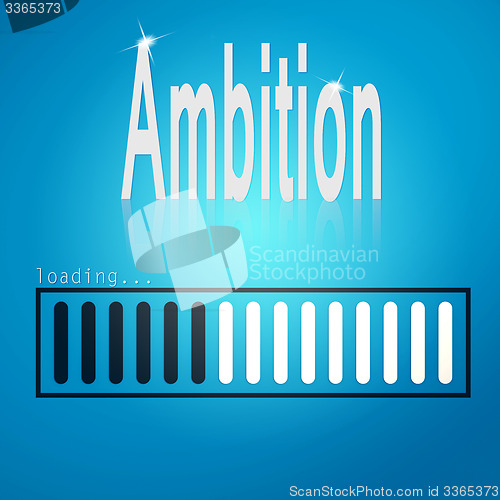 Image of Ambition blue loading bar