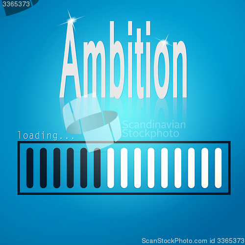 Image of Ambition blue loading bar