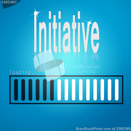 Image of Initiative blue loading bar