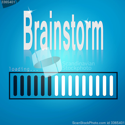 Image of Brainstorm blue loading bar