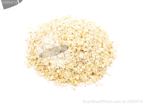 Image of Millet flakes on white