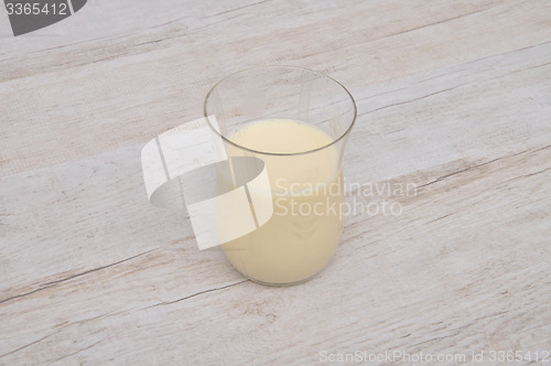 Image of Soy milk in glass