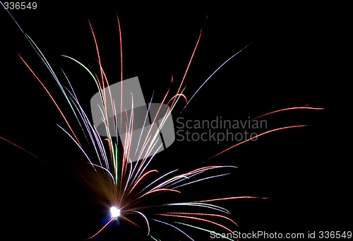 Image of Fireworks Lighting up the Sky