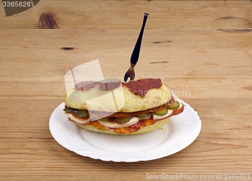 Image of Stuffed Baked Potato sandwich