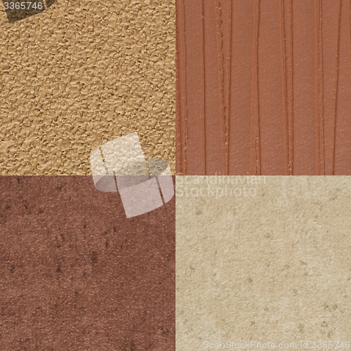 Image of Set of brown vinyl samples