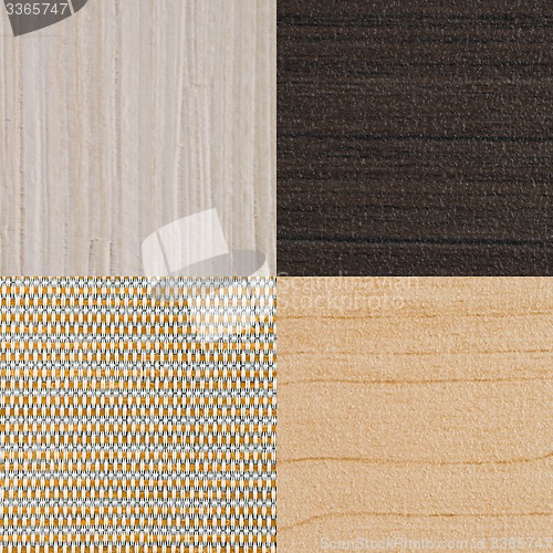 Image of Set of brown vinyl samples