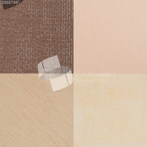 Image of Set of brown vinyl samples