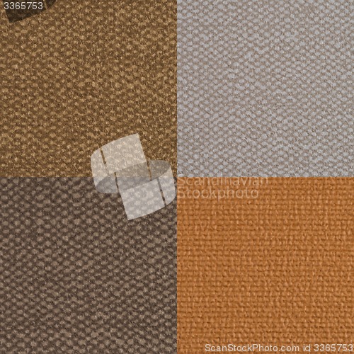 Image of Set of brown vinyl samples