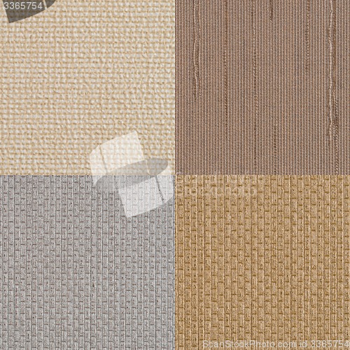 Image of Set of brown vinyl samples