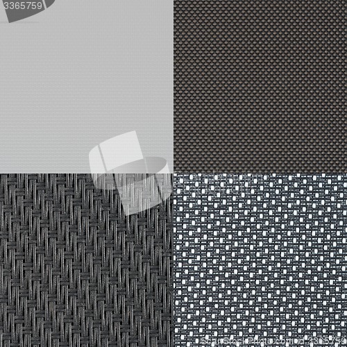 Image of Set of grey vinyl samples