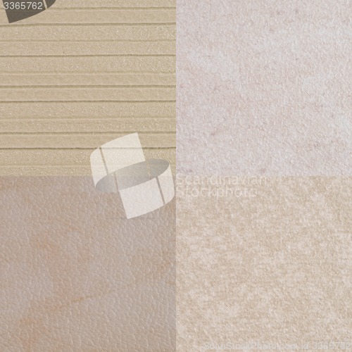 Image of Set of brown vinyl samples