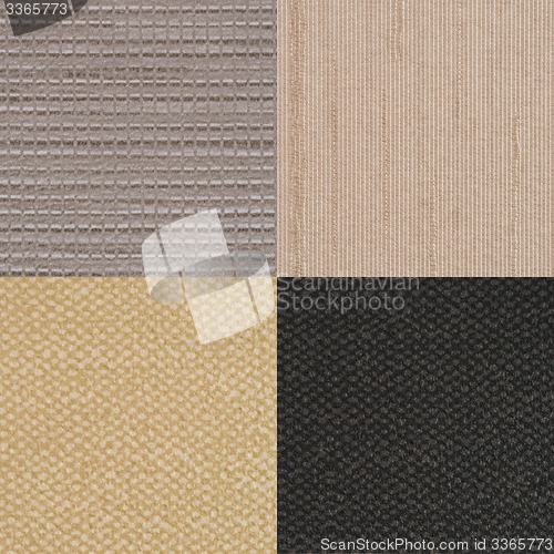 Image of Set of brown vinyl samples