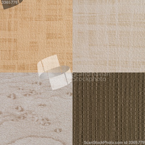 Image of Set of brown vinyl samples