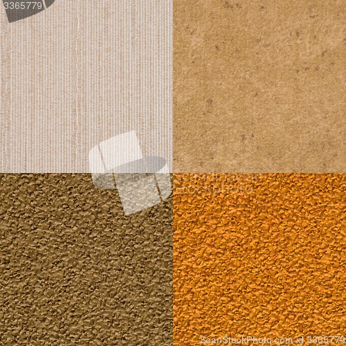 Image of Set of brown vinyl samples