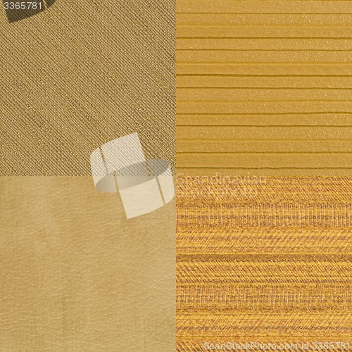 Image of Set of brown vinyl samples