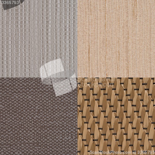 Image of Set of brown vinyl samples