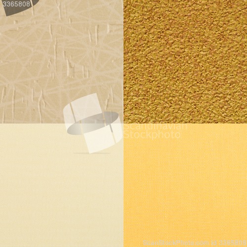 Image of Set of brown vinyl samples