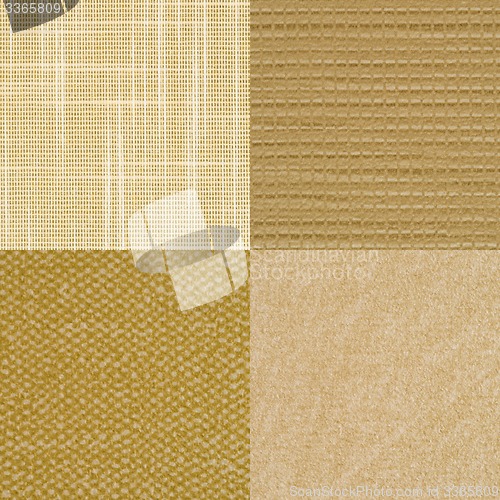 Image of Set of brown vinyl samples