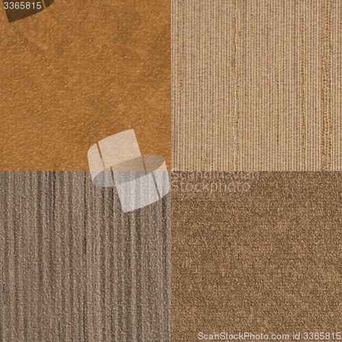 Image of Set of brown vinyl samples