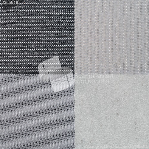 Image of Set of grey vinyl samples