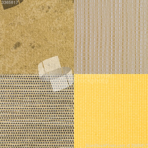 Image of Set of brown vinyl samples