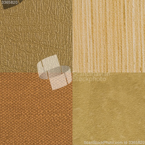 Image of Set of brown vinyl samples