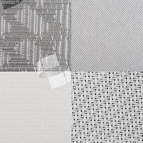 Image of Set of grey vinyl samples