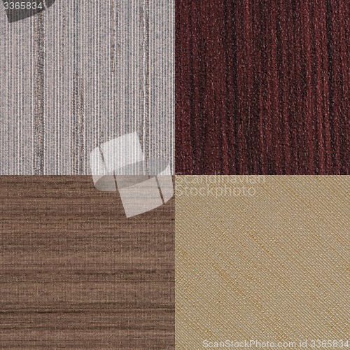 Image of Set of brown vinyl samples