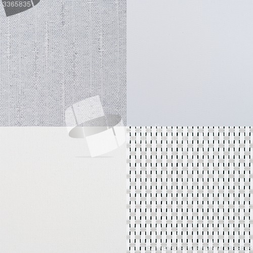 Image of Set of white vinyl samples